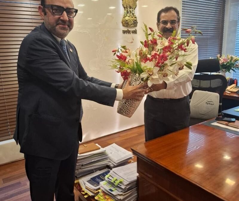 FANTASTIC MEETING UP WITH THE DELHI CHIEF SECRETARY